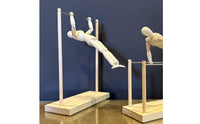 Hanging Figure Ornament Desktop Wooden Articulated Figure Wood Jointed Artist Doll