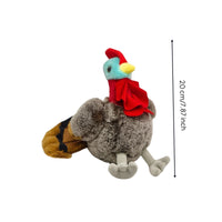 Turkey Stuffed Toy Huggable Stuffed Doll Compact for Playroom