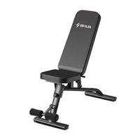 Foldable Design Adjustable Sit-up Bench Decline and Flat Settings Multi-Position Utility Bench Full physique exercise Fitness Equipment Padded padding for Home Gym Users, Adults, Athletes, Weight Lifting, physiquebuilding, Garage