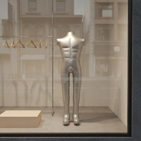 Inflatable Mannequin Male Mannequin Foldable Inflatable Torso with Legs for Window Displays,