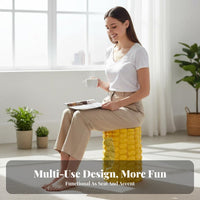 Currency Stack Seat Artistic Art Aesthetic Novelty Stool Multi-Functional