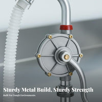 Manual Operation Rotary Drum Pump Resistant Liquid move Tool adaptable Detachable Design for Mechanics, Home beverage makers, Workshop workers, Garage, Warehouse, Kitchen, Farm