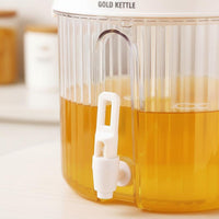 Cold Water Kettle with Tap Temperature Resistant Beverage Dispenser with Spigot Refrigerator Drink Dispenser Portable