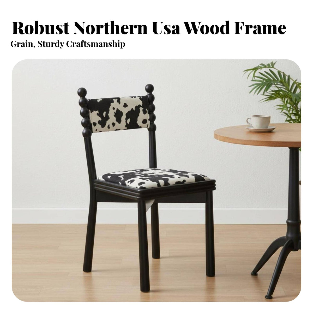 Nordic Design Upholstered Wooden Chair Retro Aesthetic Upholstered rearrest Chair designer-inspired aesthetic Household Furniture Soft Upholstery for Homeowners, Interior Designers, Restaurant Owners, Dining Room, Kitchen, Cafe, Home Office