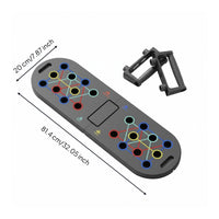 Removable Handles Color Coded Push up Board Marked Zones Push-up Training Board Slim Fitness Gear Carry Slots for Floor Exercises