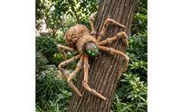 Giant Arachnid with Light-up Eyes Furry Arachnid with Bendable Legs Hairy Decoration for Spooky Houses