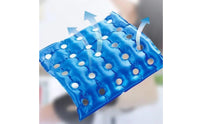 Square 25-Hole Cushion Even Weight Distribution Air-Filled Seat Pad Easy to Inflate Pressure Relief Pad for Office Workers Women, Car