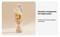 Knitted Sunburst bloom Arrangement Creative Gift Artificial arrangement Long-Lasting