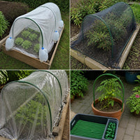 Garden Greenhouse Hoops Plant Support Frame for Raised Beds and Row Covers