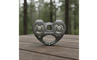 Tandem  Line Pulley Smooth Bearing 25 kN Cable Line Trolley for Climbers