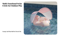 Infant Underarm Swim Inflatable Infant Swim Inflatable Skin-Friendly Material Young Child Water Float for Infants, Young Children, Beach