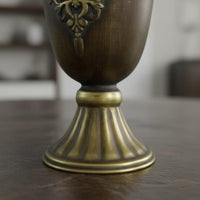 Metal Flower Vase Decorative Piece Bronze Vase Easy to Clean
