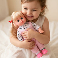 Interactive Princess Baby Doll, 34 cm Doll with Bottle and Joints, Drinks & Wets, for Role Play