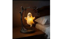 LED specters Figurine with Swing Glowing Halloween Highlight Light Spooky specters Figurine for Decorators, Collectors, Entryway, Bookshelf