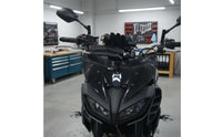Motorcycle Front Windshield Guards Cyclist Motorbike Wind Screen Sport Wind Deflector for Long Distance Long-Distance Riding, Highway Riding