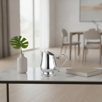 Milk Jug Stainless Steel Milk Pitcher Silver Creamer Jug for Hosts, Afternoon Tea