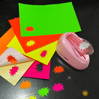 Radial Star Pattern Punch Paper Punch Compact Radial Star Pattern  Clean Cuts