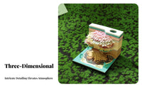 Creative Gift 3D Treehouse Memo Pad Artistic Design Treehouse Notepad Multi-Function for Students, Children, Gifting, Study Room, Bedroom