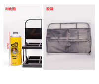 Eight-Hole Foldable Bottle Rack with Handle
