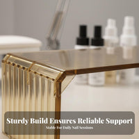 Ergonomic Manicure Hand Pillow Stable Support Manicure Arm Rest Stand Improves Effectiveness for Manicurists, Beauty Studios, Spas, Home