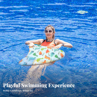 Child S Swimming Kickboard High Buoyancy Animal Print Kickboard Lightweight Beginner Swim Practice Tool for Junior Swimmers, Young Children, Pool