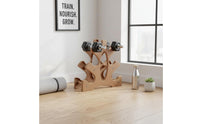 3-Tier Dumbbell Rack Space-Saving Small Dumbbell Stand Keeps Weights Organized Hand Weight Organizer for Workout Room