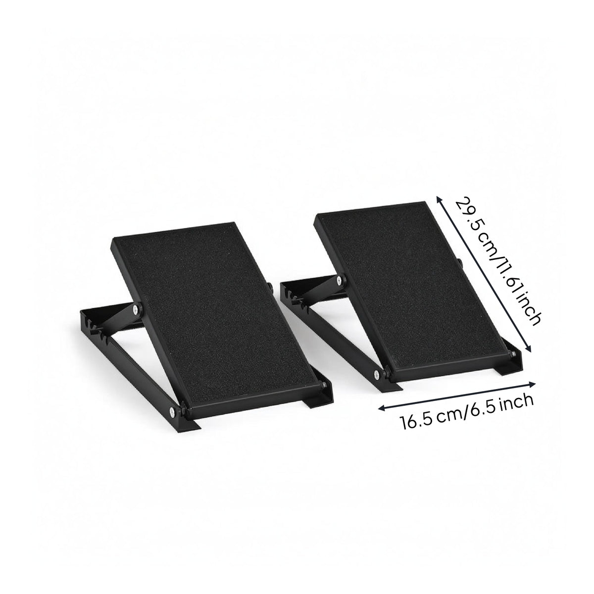 Textured Split Slant Board Set Foldable Adjustable Slant Board Metal Frame Fitness Gear Broad Platform