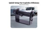Heavy Duty Truck Rope Tightener Easy to Operate Manual Cargo Winch Time Saving for Trucks, Freight Transport