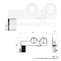Non-Electric Bidet Attachment Dual Nozzle Thin Smart Toilet Seat