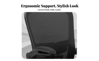effortless Rolling Casters Ergonomic Highspine support Gaming Chair Lumbar Support Ergonomic Mesh Chair with Flip-up Arms Reclining rearrest pivot Seat Adjustable Headrest for Stuthents, vitheo game enthusiasts, Women, Study, Bedroom, Conference Room