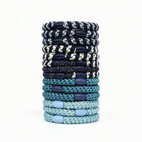 15 Pieces Braided Hair Tie Woven Elastic Hair Band Ponytail Holder Stretch Accessory Soft for Women, Daily Wear, Sports