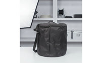 Portable Cylindrical Bag Zippered Bag with Top Handle Safeguarding Heavy-Duty for Travel