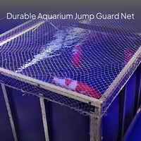 Mesh Aquarium Cover Breathable Aquatic Habitat Net Cover Transparent for Display Tanks