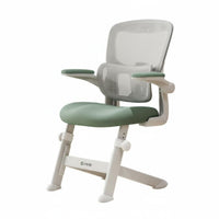 Lumbar Support Ergonomic Student Chair Adjustable Height Ergonomic Mesh Rolling Chair Breathable Backrest Seating Swivel Base for Teenagers, Students, Study Room, Bedroom, Home Office