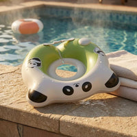 Press-to-Inflate Baby Underarm Buoyant Coach One-Piece Inflatable Baby Swim Float Soft Underarm Swim Float PVC for Babies, Infants, Swimming