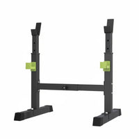 Multi-Function Squat Bench Press Stand Heavy Duty Adjustable Squat Rack Stable Base Adjustable Barbell Rack Non-Slip Feet for Beginners, Weight Training, Indoor