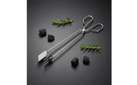 Briquette Tongs Heat Resistant Heavy Duty Briquette Tongs Metal Barbecue Tool for Outdoor, Camping, Fireplace