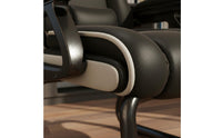 Thickly Padded Cushion High Back Executive Chair Adjustable Headrest Support Executive Chair Heavy Duty Scratch Resistant for Executives, Study Room, Gaming