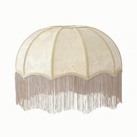 Lampshade with Fringe Traditional Textile Lampshade Table Lamp Shade Woven Lamp Shade with Fringe Classic