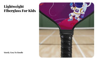 Great Gift Pickleball Paddle Lightweight Kids Pickleball Racket Family Fun for Beginners, Children, Recreational Play, Outdoor, Backyard