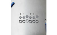 6 Pieces Faucet Outlet with Screw Replacement Faucet Outlet Simple Installation Hardware for Maintenance, Prep Sinks