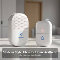 4 Volume Levels Wireless Entry Chime Set Memory Function Entry Chime Receiver and Transmitter 95 dB Wireless Chime Set Indicator Light