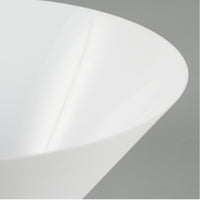 Translucent Flared Lampshade Shell Glossy Conical Lampshade Minimalist Lamp Shade Plain