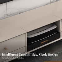 Electric TV Cabinet Sturdy Construction Display Device Cabinet 30kg Load Capacity Retractable Display Device Stand for Home Theater Enthusiasts