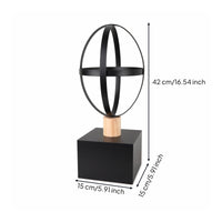 Table Decor Tabletop Hat Stand Minimalist Matte Black Decorative Hat Rack