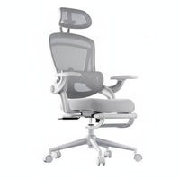 Lumbar Support Ergonomic Recliner with Leg Rest Multidirectional Adjustable Armrests Gaming Seat Highspine Design Desk Chair Reclining spinerest for video game enthusiasts, Remote Workers, Students, Study