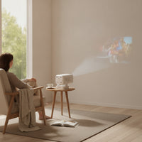 Portable-Intelligent Projector Native FHD Mini Display Device Compact for Dorm Room