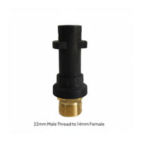 8 Pieces 1/4 Inch Quick Connect Adapter Leak Proof Pressure Washer Adapter Ball Lock Design Brass Pressure Washer Coupler Color-Coded Nozzles for Car Washing, Patio Cleaning