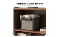 Document Safe Box Long-Lasting Code Storage Case Combination Lock Box Large Capacity Private Lockbox Portable for Dorm Room