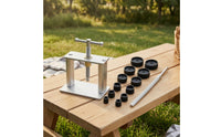 Heavy Duty Watch Case Press with Dies Manual Watch Case Press Precision Sturdy for Jewelers